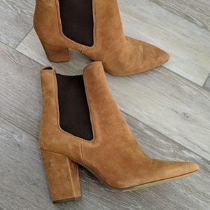 Carmel suede booties 7.5